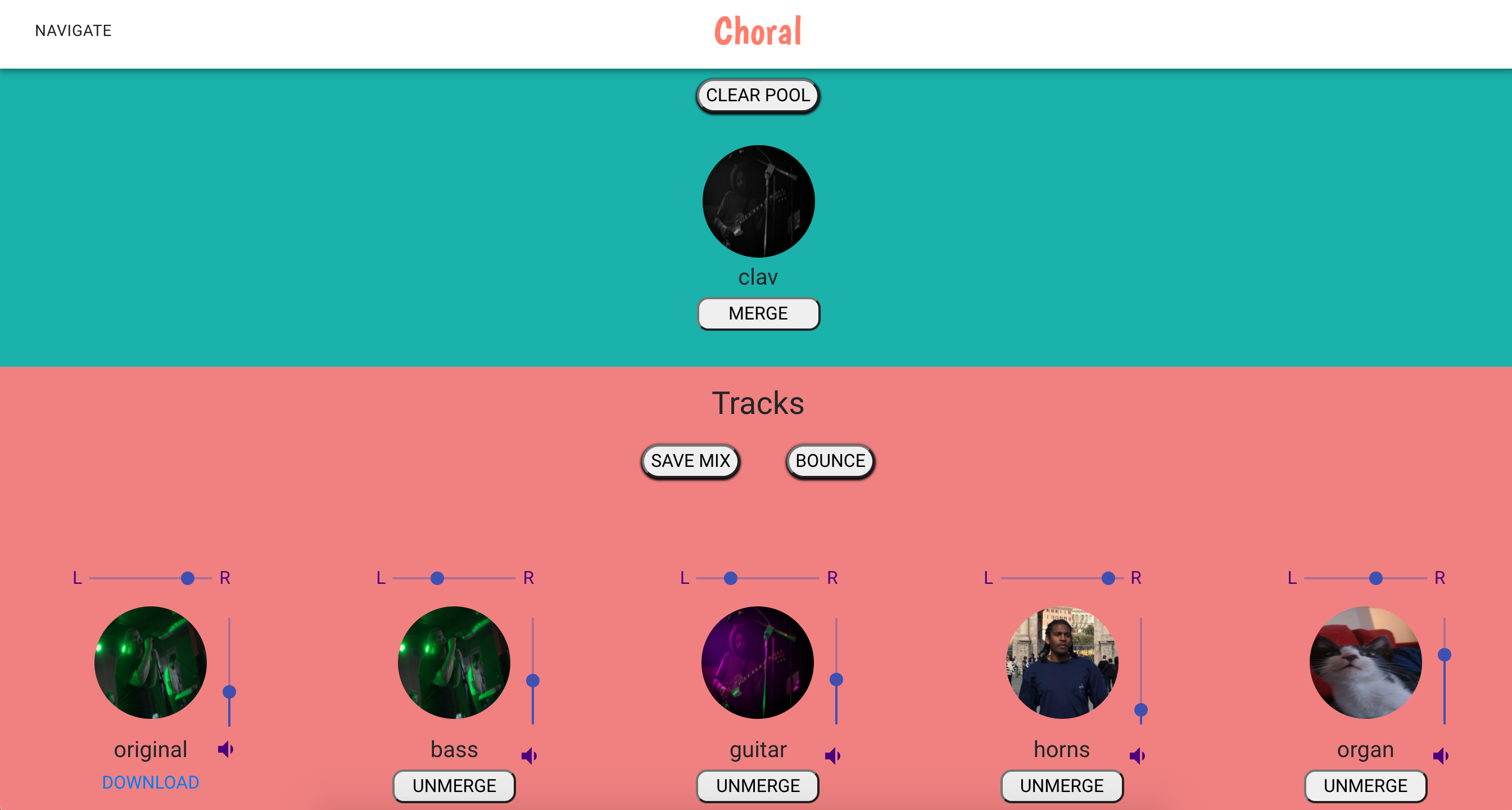 Choral Mixing Page